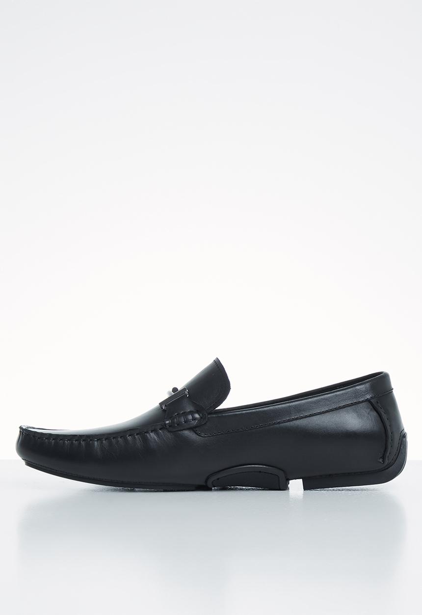 POLO - Kent t-bar leather driver - black
