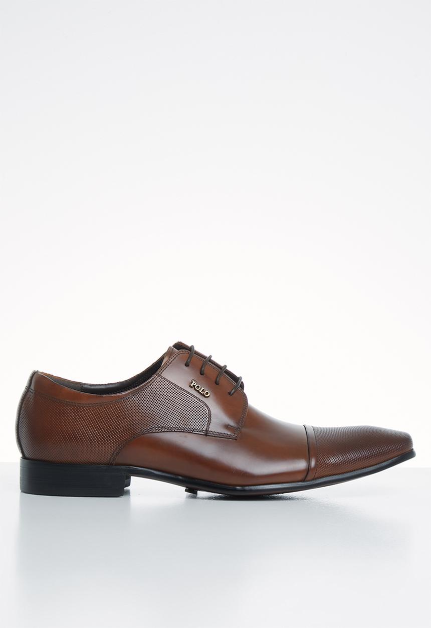 POLO - Steph toecap fashion lace up - brown