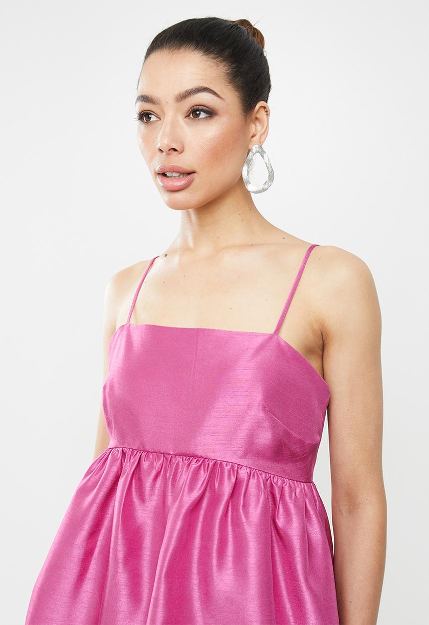 MILLA - Babydoll top - cerise