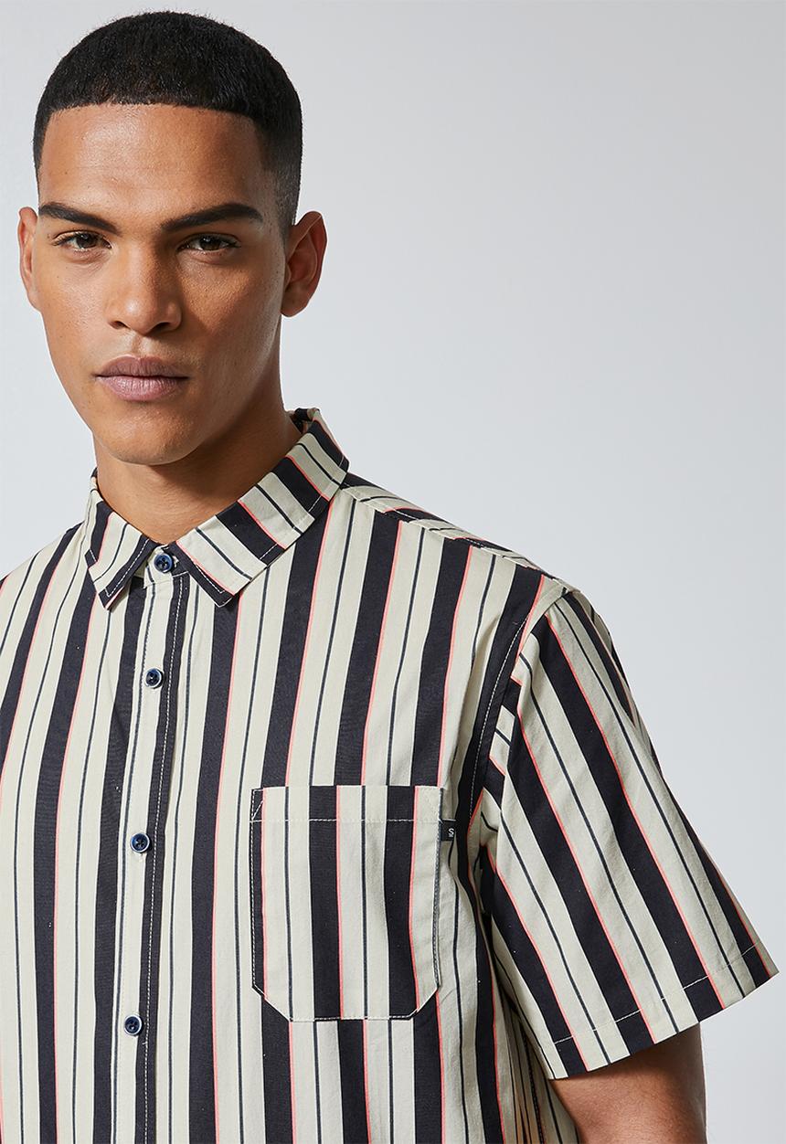 Superbalist - Theo regular fit pattern shirt - multi