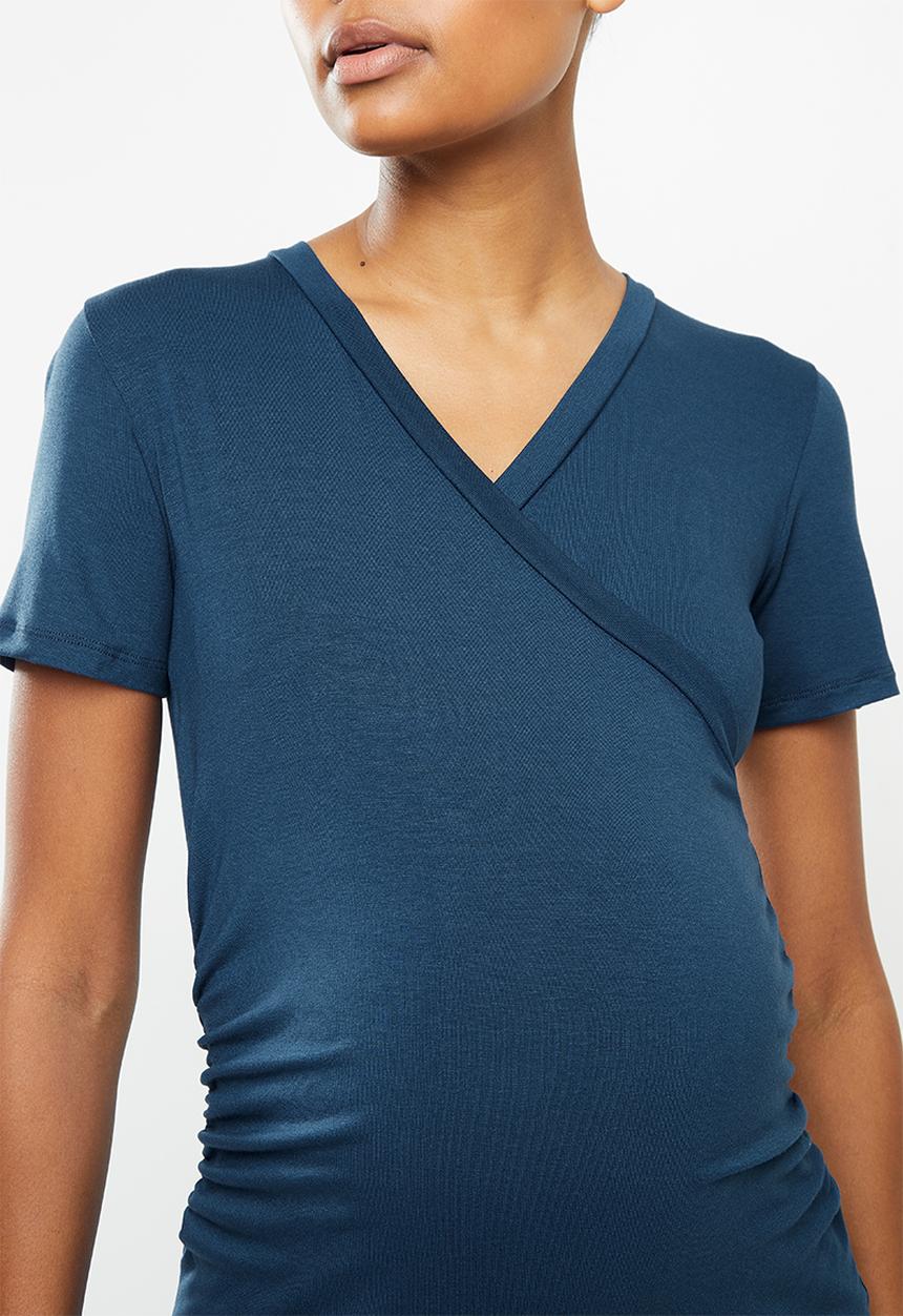 Cherry Melon - Wrap top - indigo