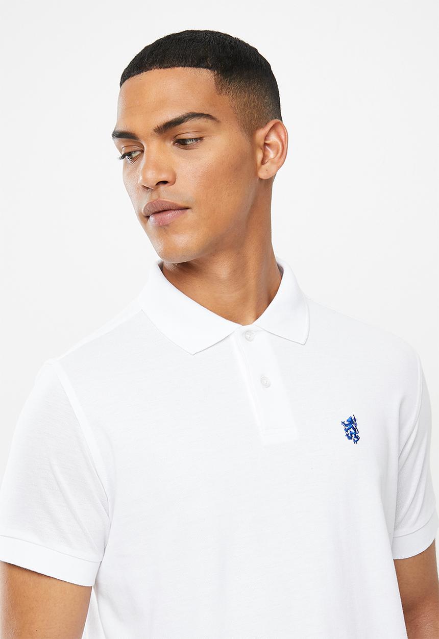 Pringle of Scotland - St Augustine styled golfer - white