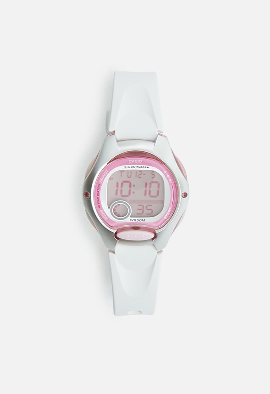 Casio - Kids 50m digital stop watch - white
