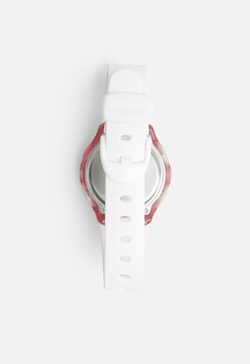 Casio - Kids 50m digital stop watch - white