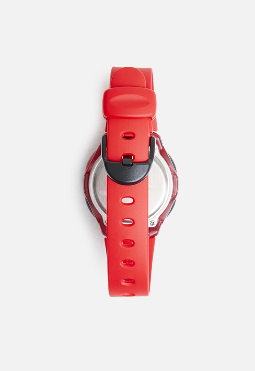 Casio - Kids 50m digital stop watch - red
