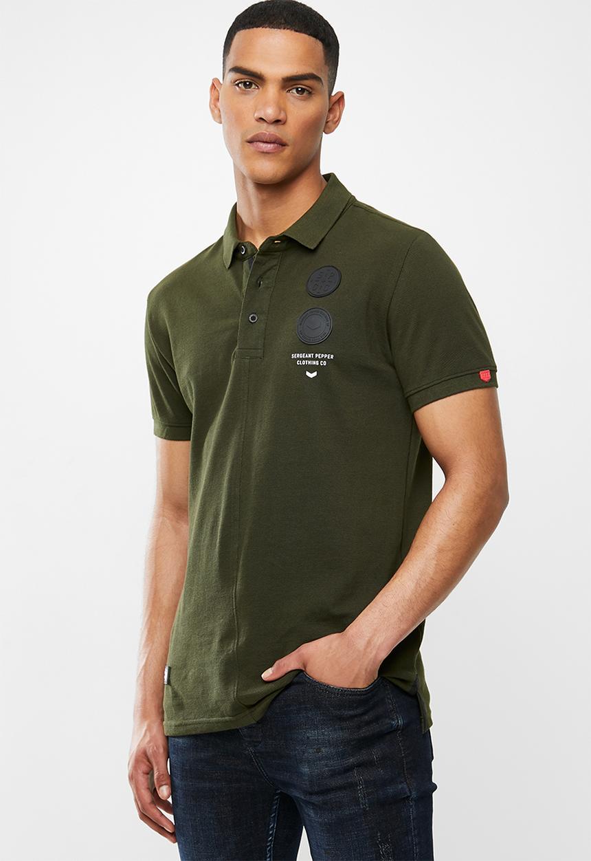 S.P.C.C - Saxon fashion golfer polo - khaki 