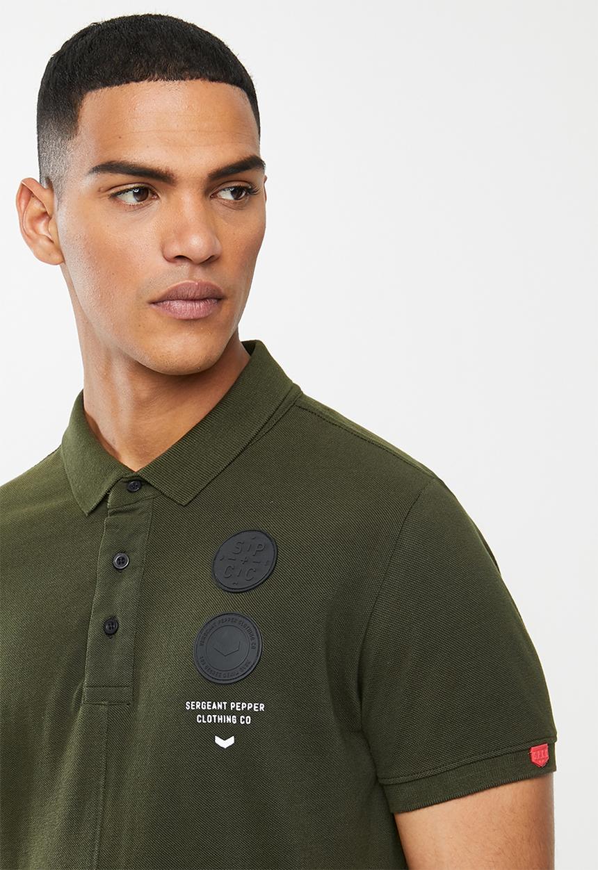 S.P.C.C - Saxon fashion golfer polo - khaki 