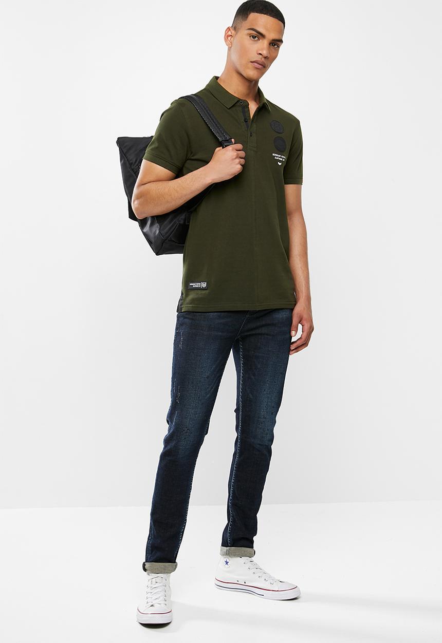 S.P.C.C - Saxon fashion golfer polo - khaki 