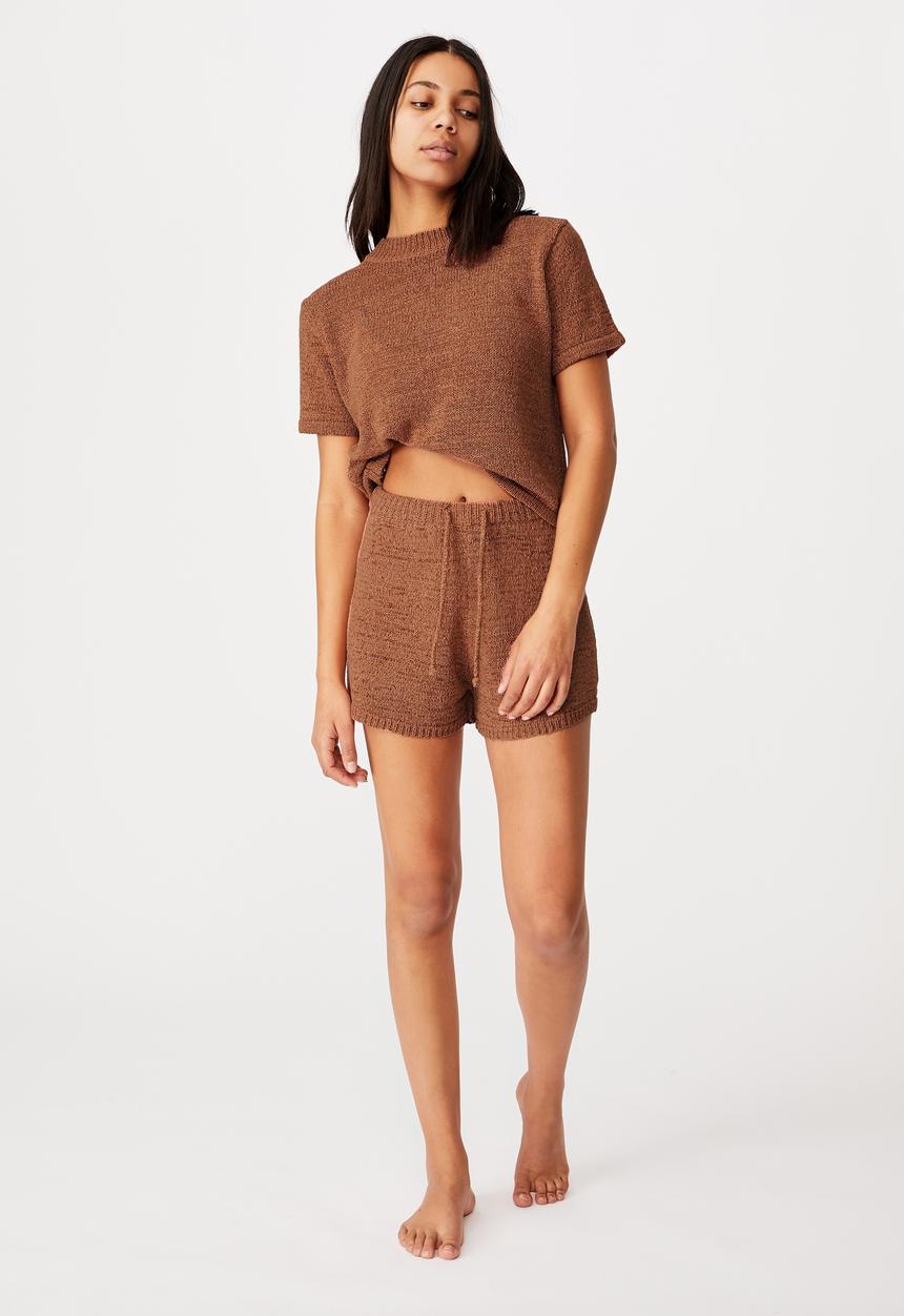Cotton On - Summer lounge short - terracotta
