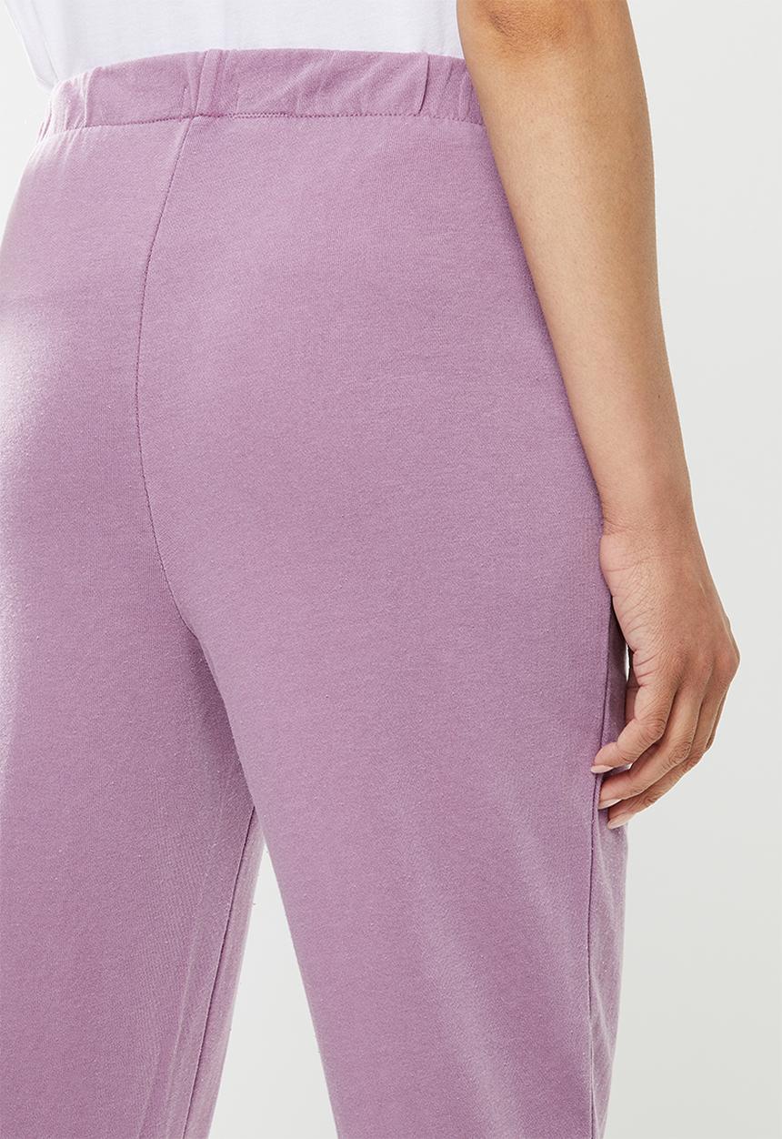 Cotton On - High waisted trackpant - purple