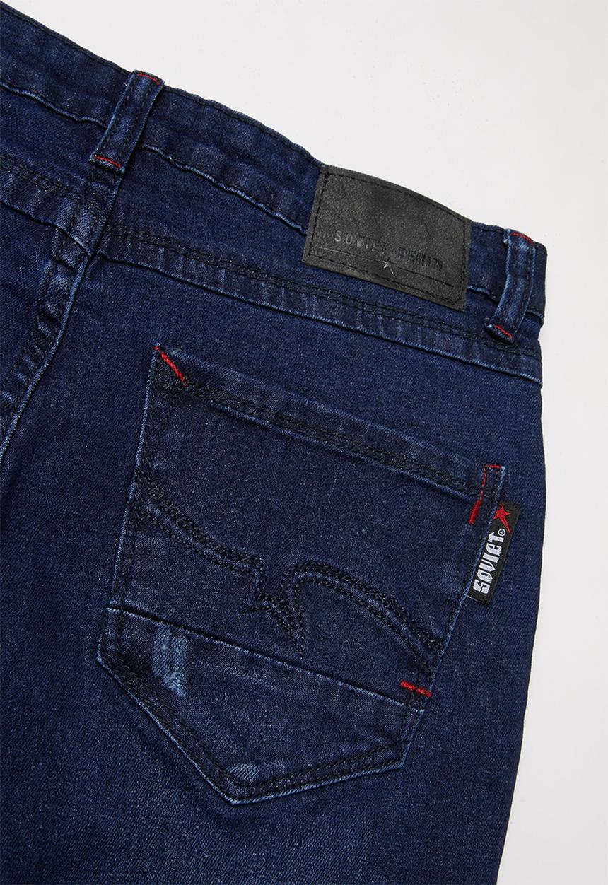 SOVIET - Boys don denim short - blue