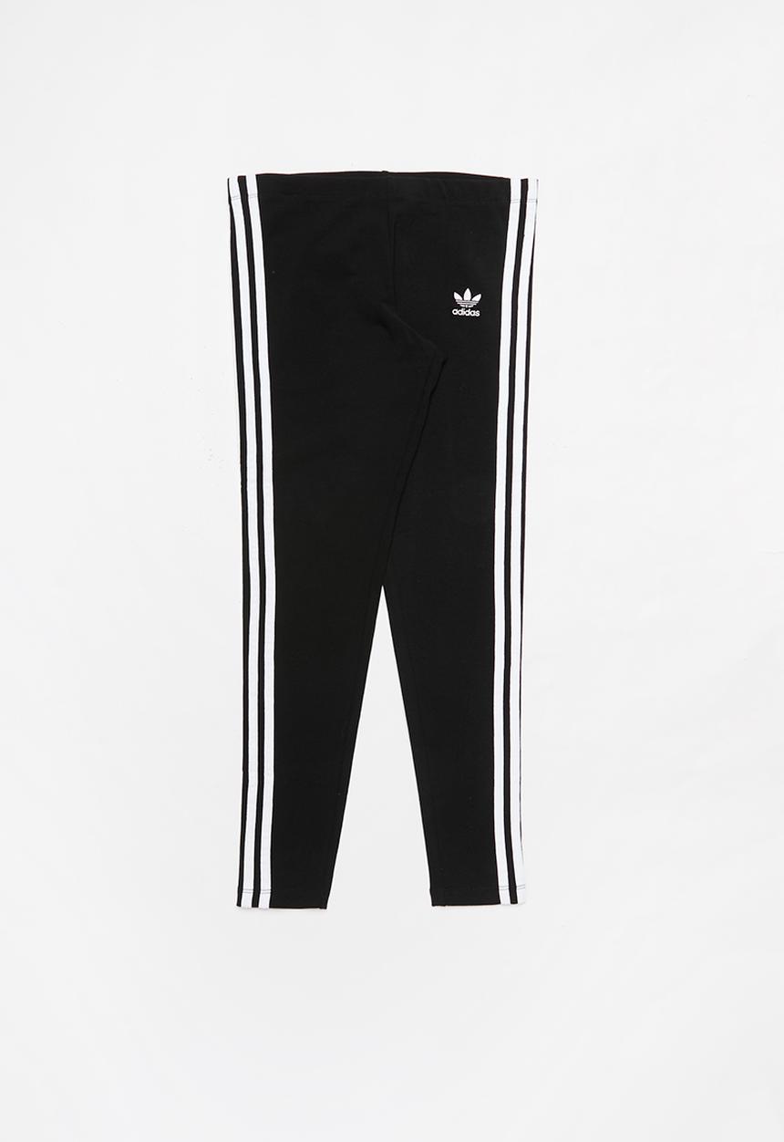 adidas Originals - 3 Stripes leggings - black & white 