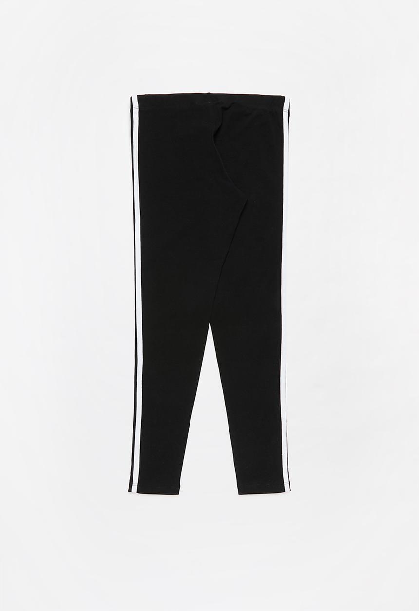 adidas Originals - 3 Stripes leggings - black & white 