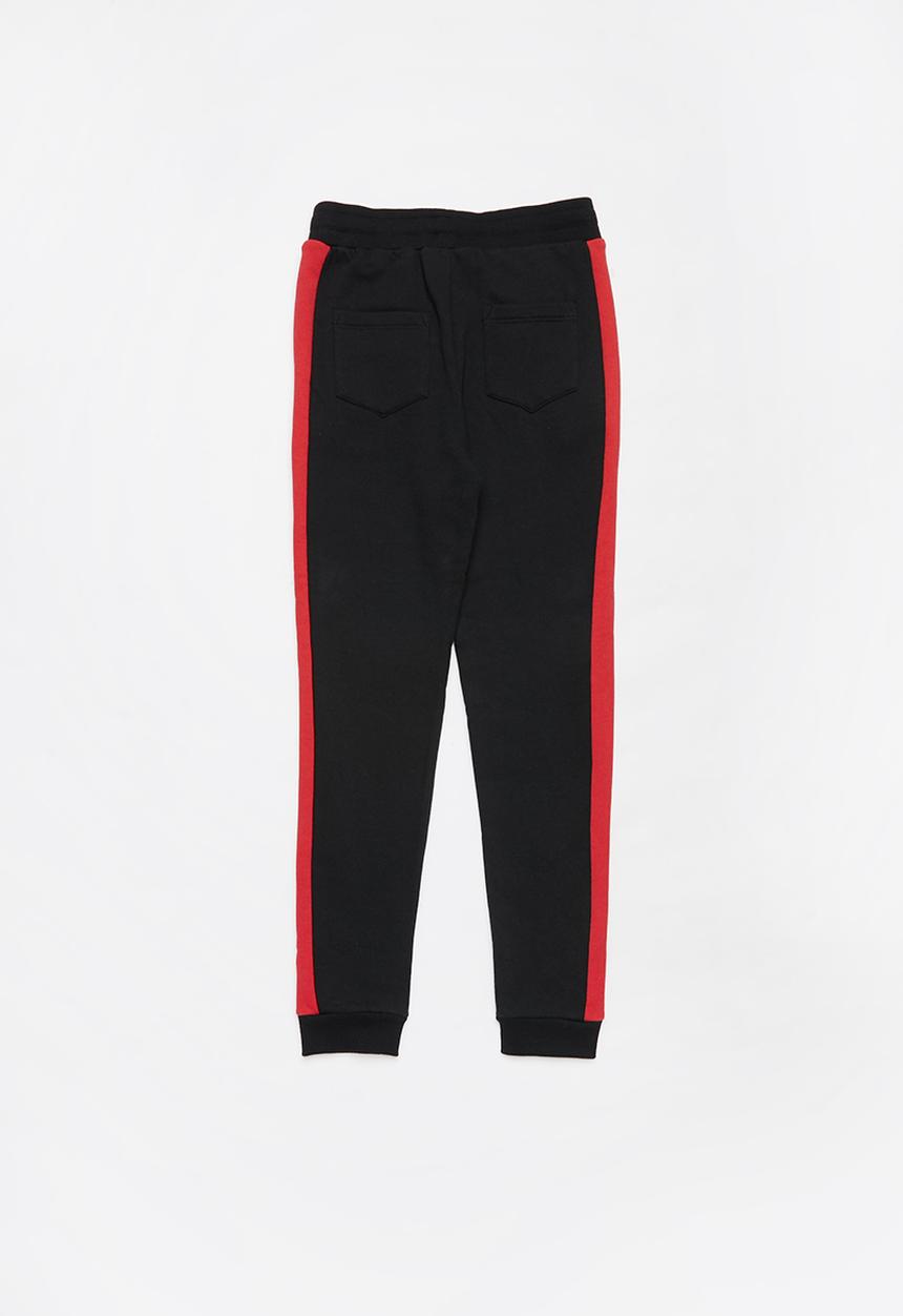 GUESS - Guess fashion active pants - black & red 