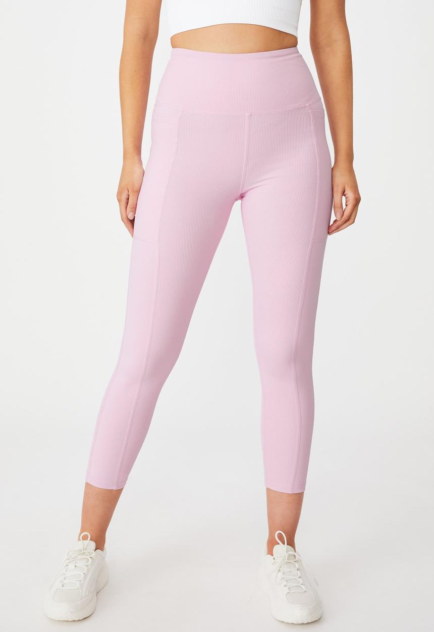 Cotton On - Rib pocket 7/8 tight - blossom