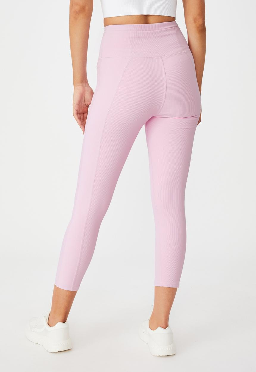 Cotton On - Rib pocket 7/8 tight - blossom
