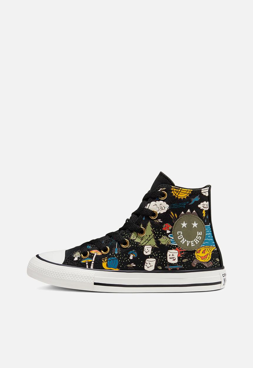 Converse - Ctas camp converse hi b - black/bold mandarin
