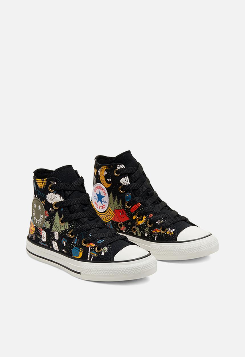 Converse - Ctas camp converse hi b - black/bold mandarin