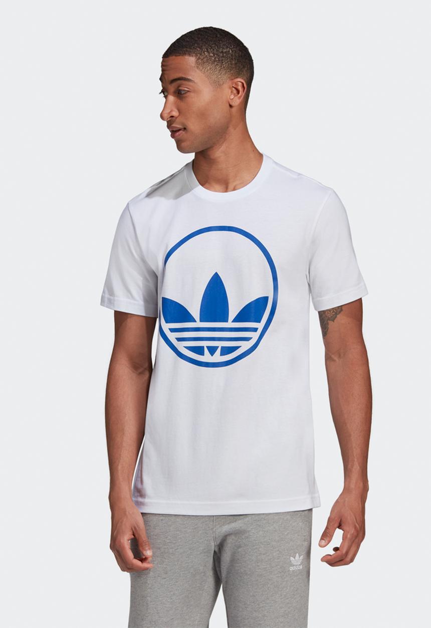 adidas Originals - Circle trefoil short sleeve tee - white