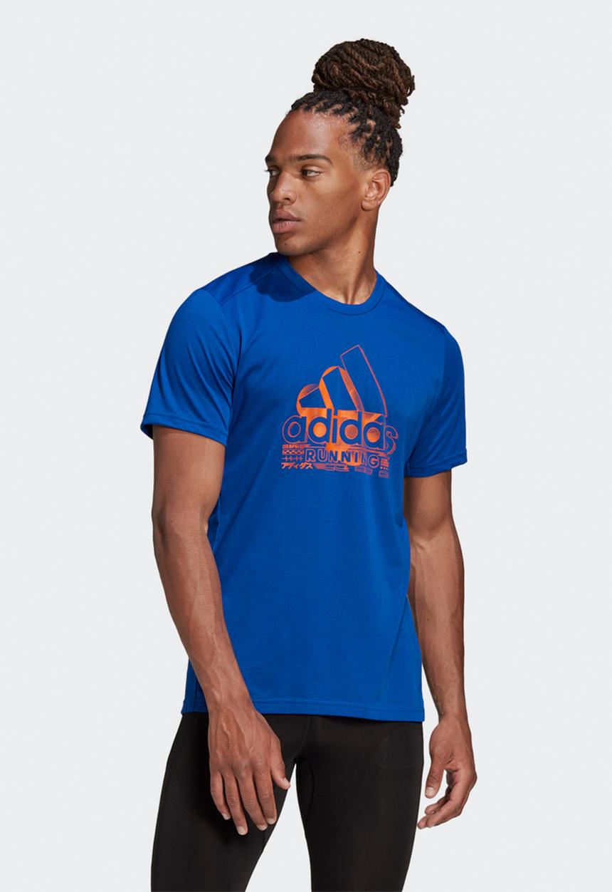 adidas Performance - Conf graphics short sleeve tee - blue