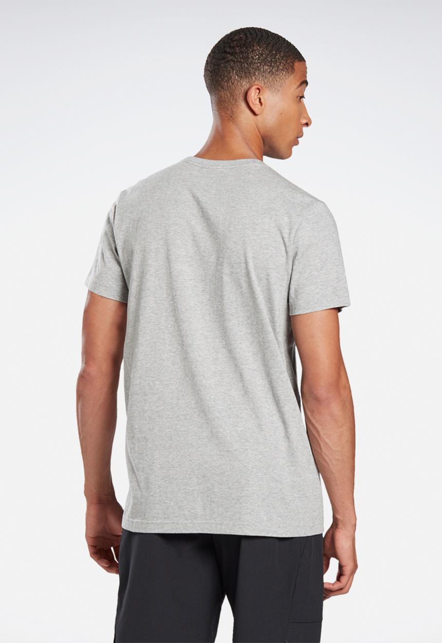 Reebok - Training speedwick short sleeve tee - medium grey heather