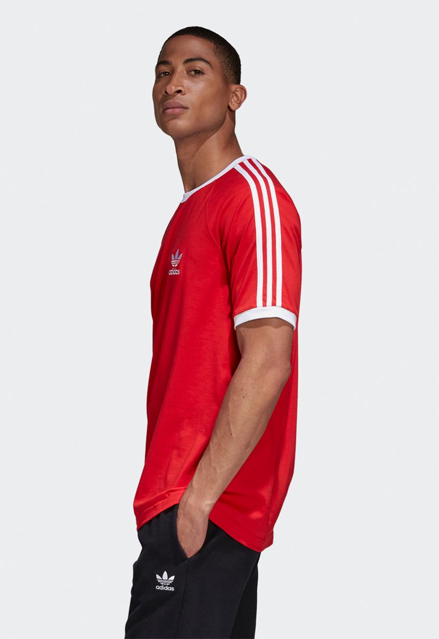 adidas Originals - Cali short sleeve tee - scarlet