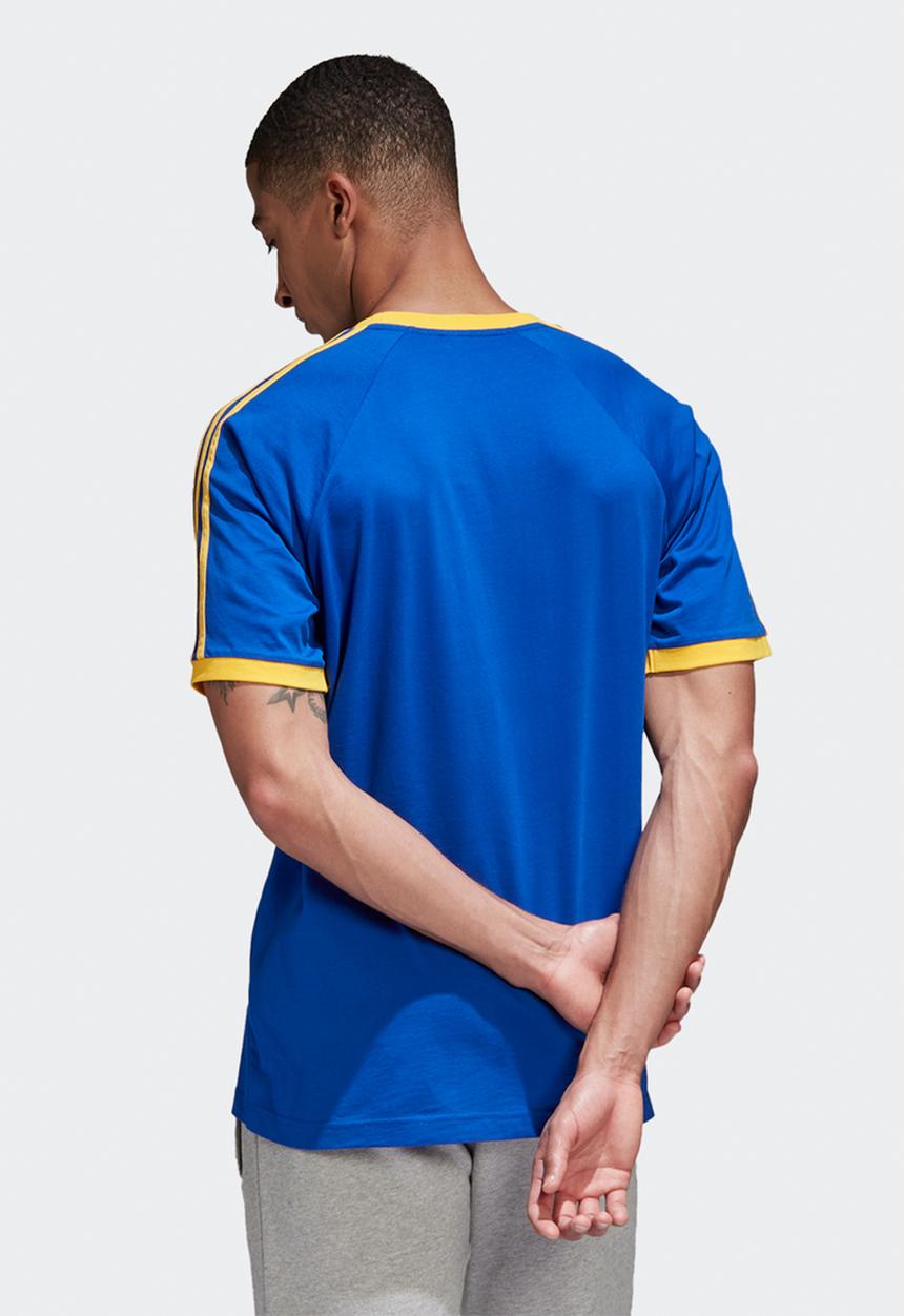 adidas Originals - Cali short sleeve tee - team royal blue & active gold