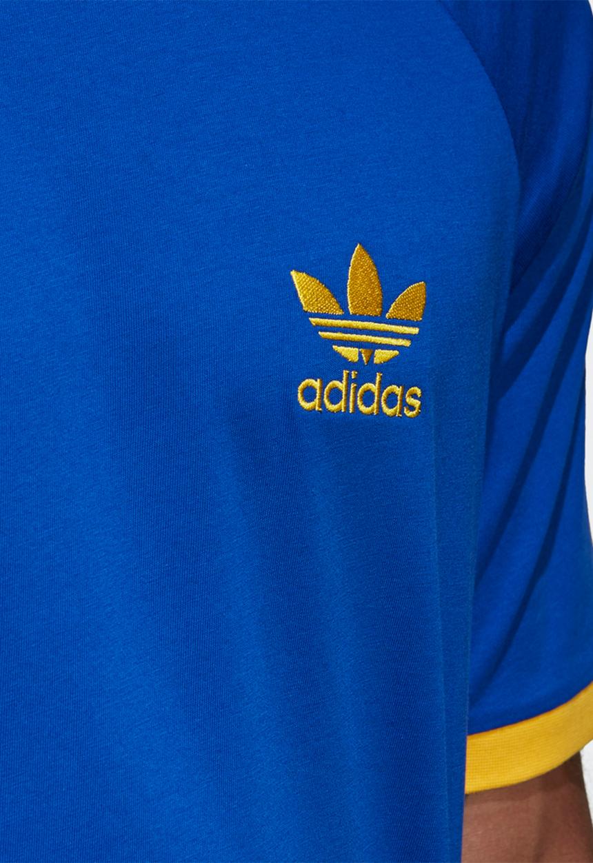 adidas Originals - Cali short sleeve tee - team royal blue & active gold