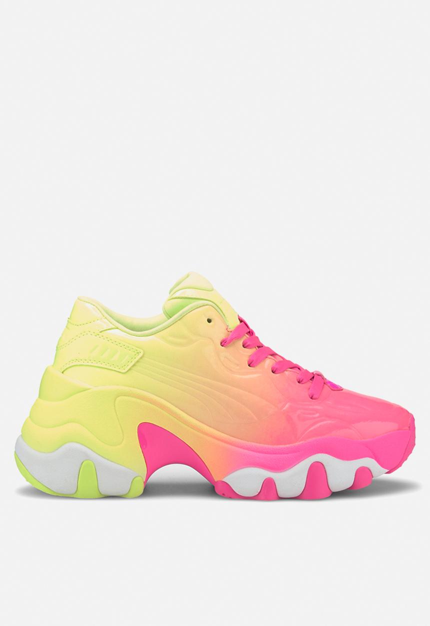 PUMA Select - Pulsar wedge - luminous pink / fizzy yellow