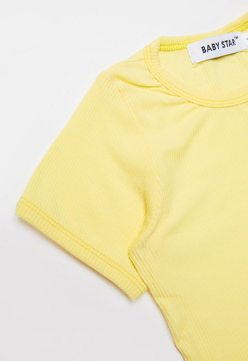 Baby Star - Unisex 2 piece set - yellow