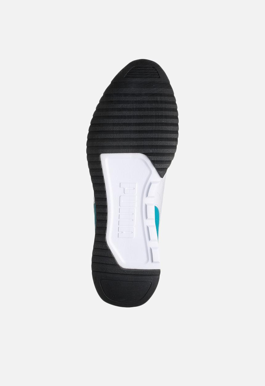 PUMA - Puma R78 neon - puma black / aruba blue