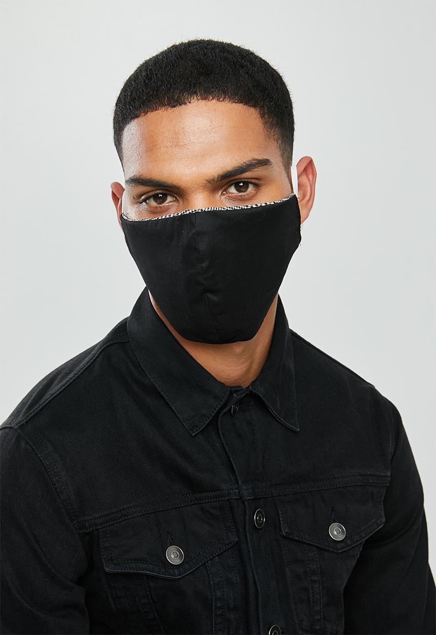 Superbalist - Reversible 2 pack mask - white & black 