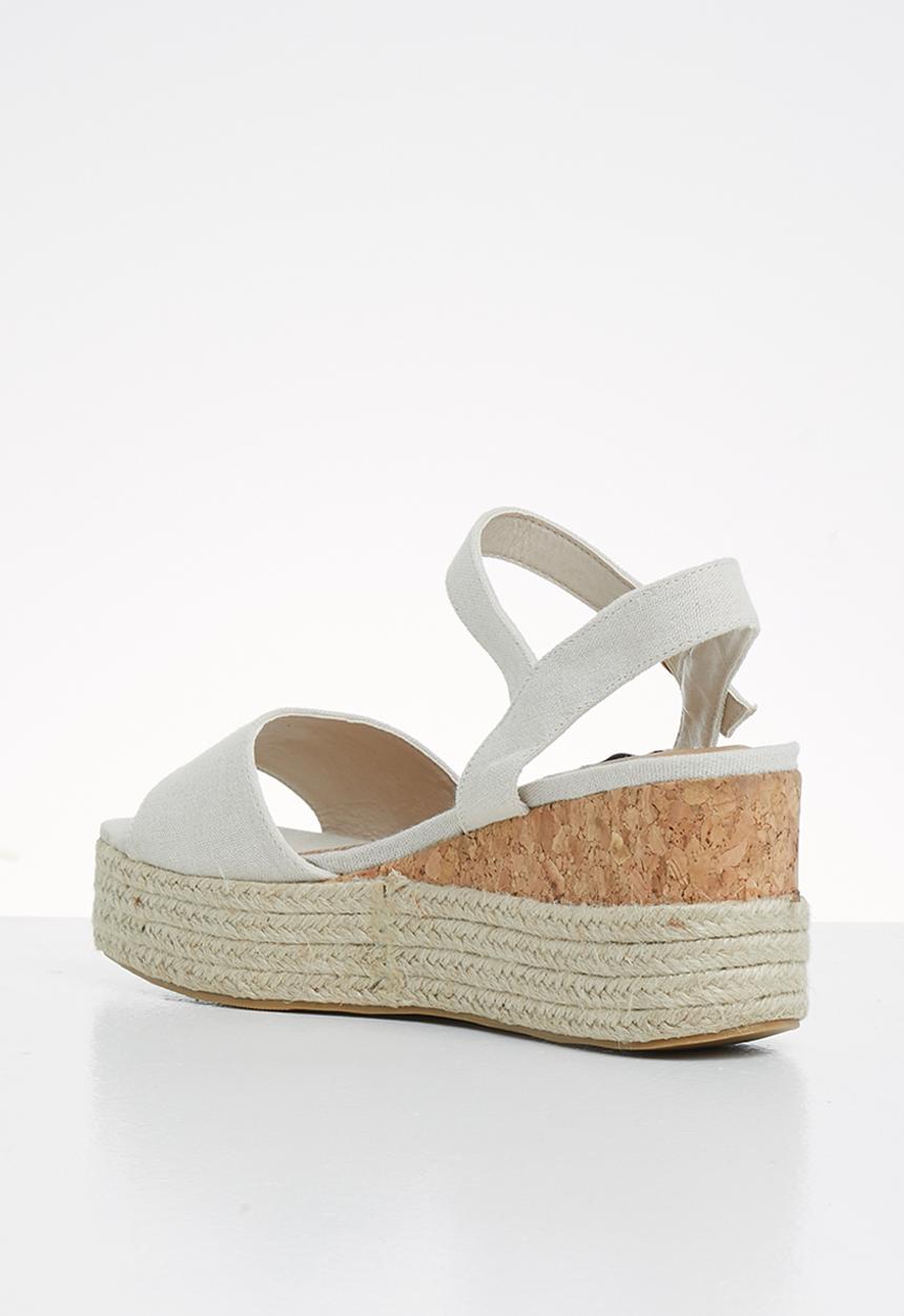 Madison® - Zia wedge - white & beige