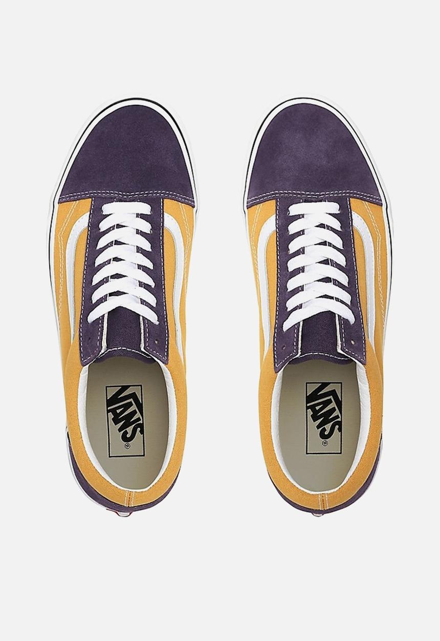 Vans - Old skool - (2-tone) honey gold & purple velvet