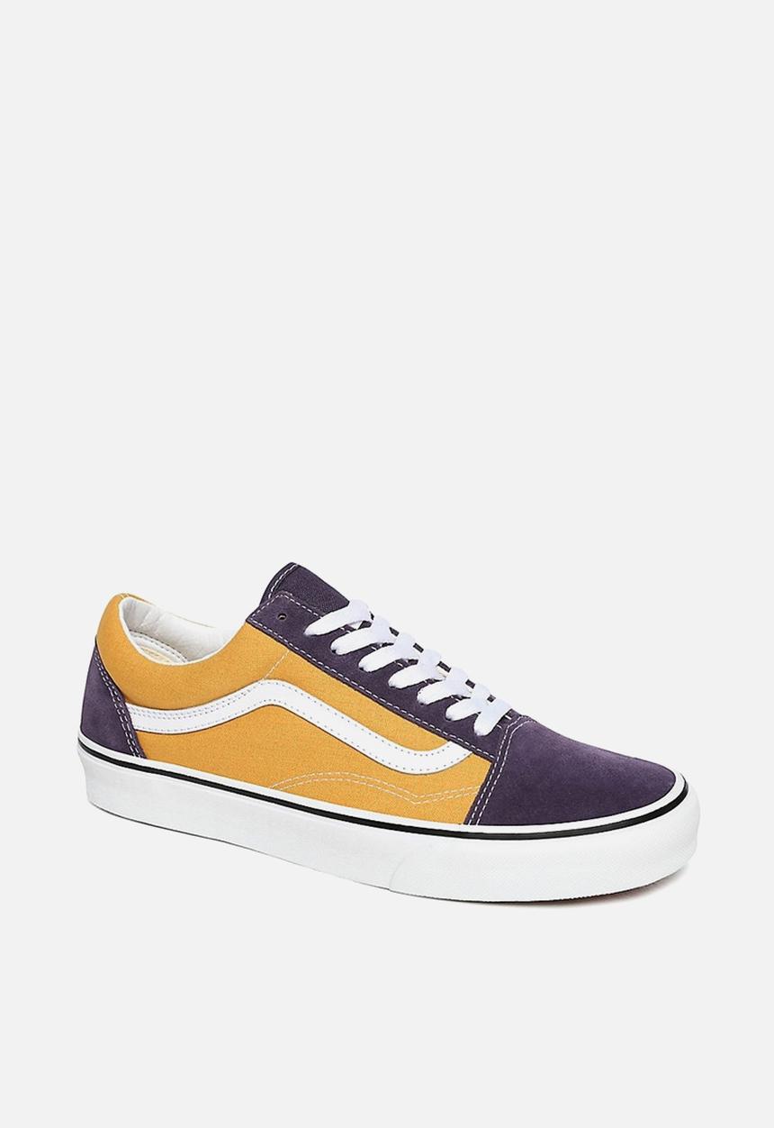 Vans - Old skool - (2-tone) honey gold & purple velvet