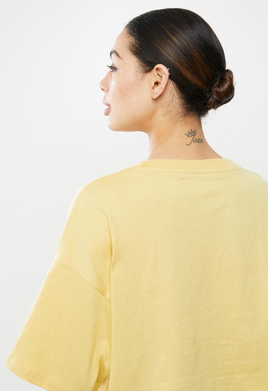 Cotton On - Chopped boyfriend tee - golden sun