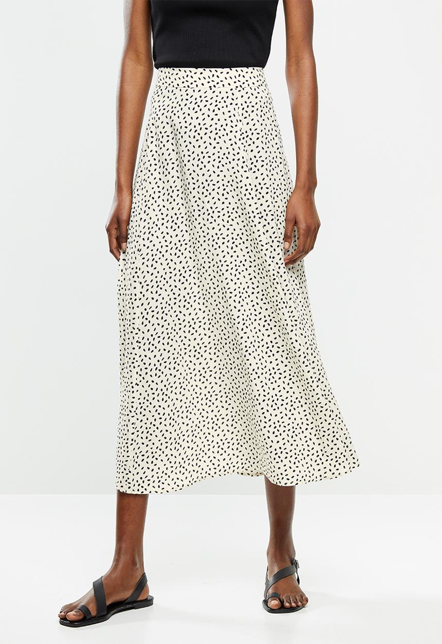 MANGO - Skirt bombay - neutral & black