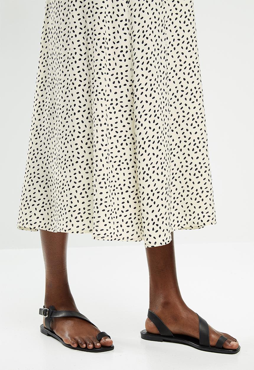 MANGO - Skirt bombay - neutral & black