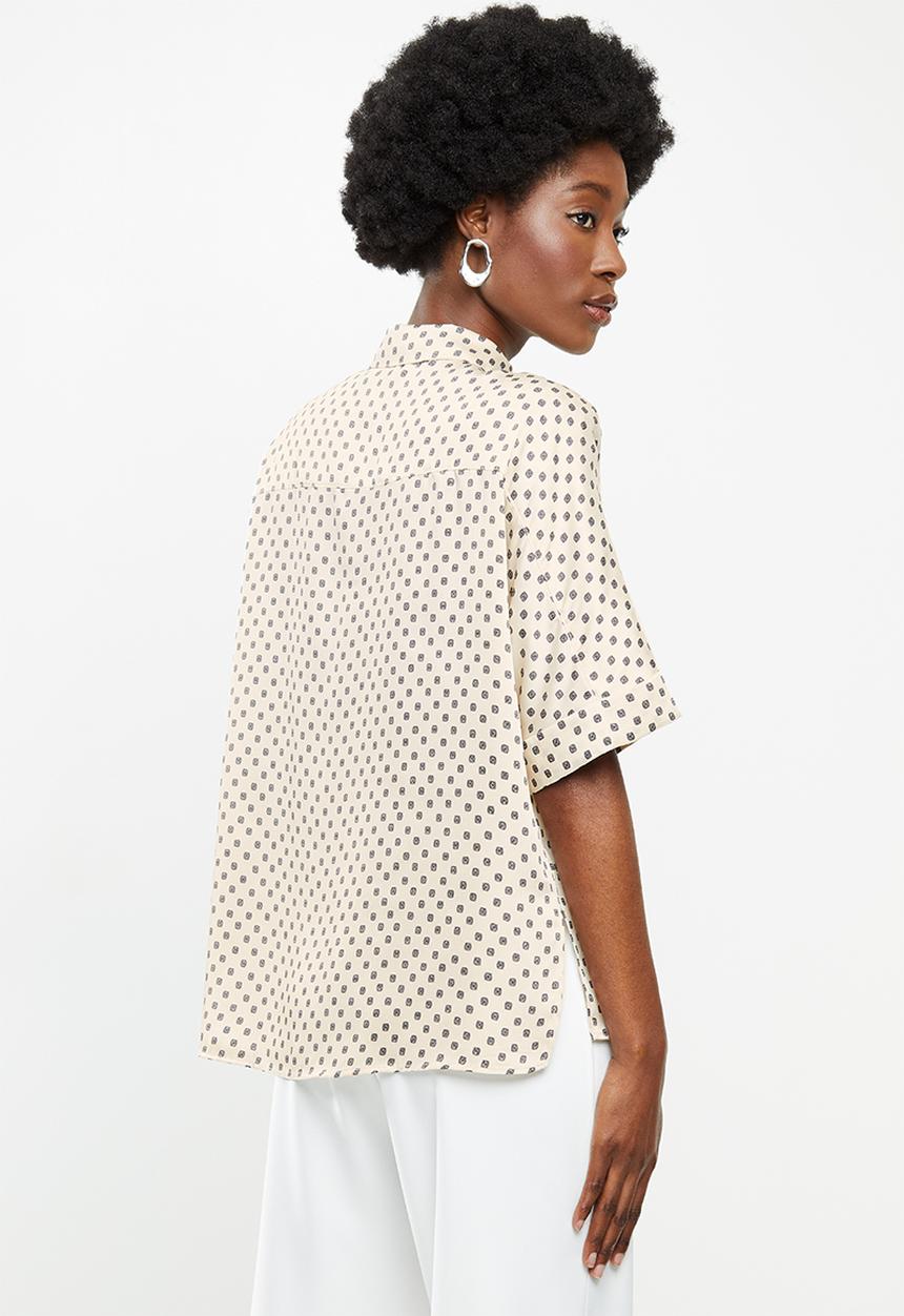 MANGO - Keil shirt - neutral 