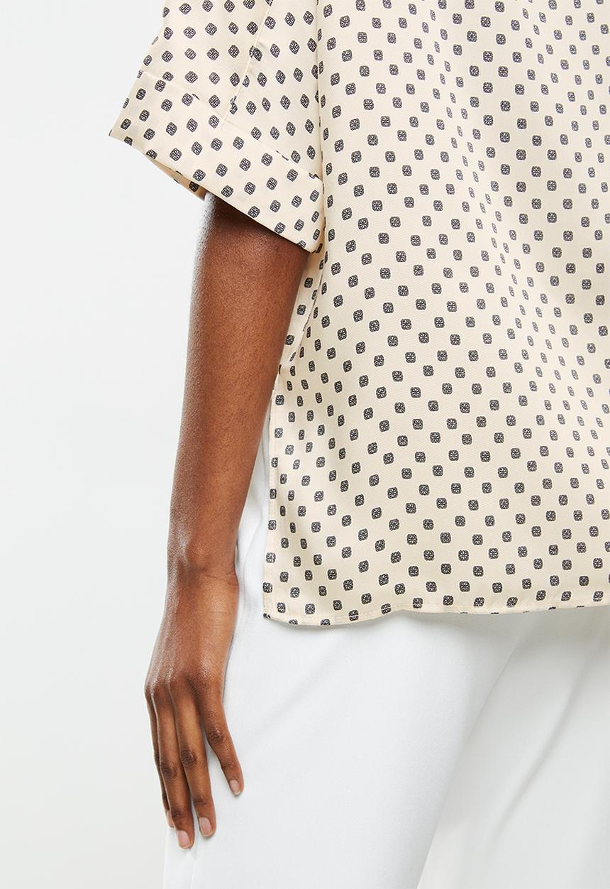 MANGO - Keil shirt - neutral 