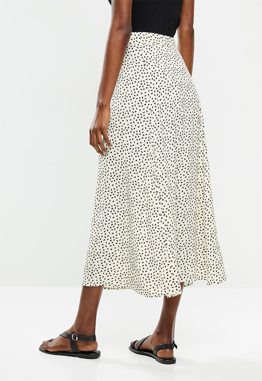 MANGO - Skirt bombay - neutral & black