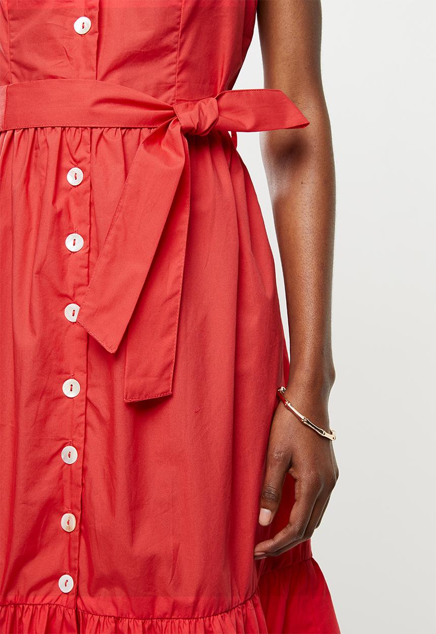 MANGO - Cris dress - red