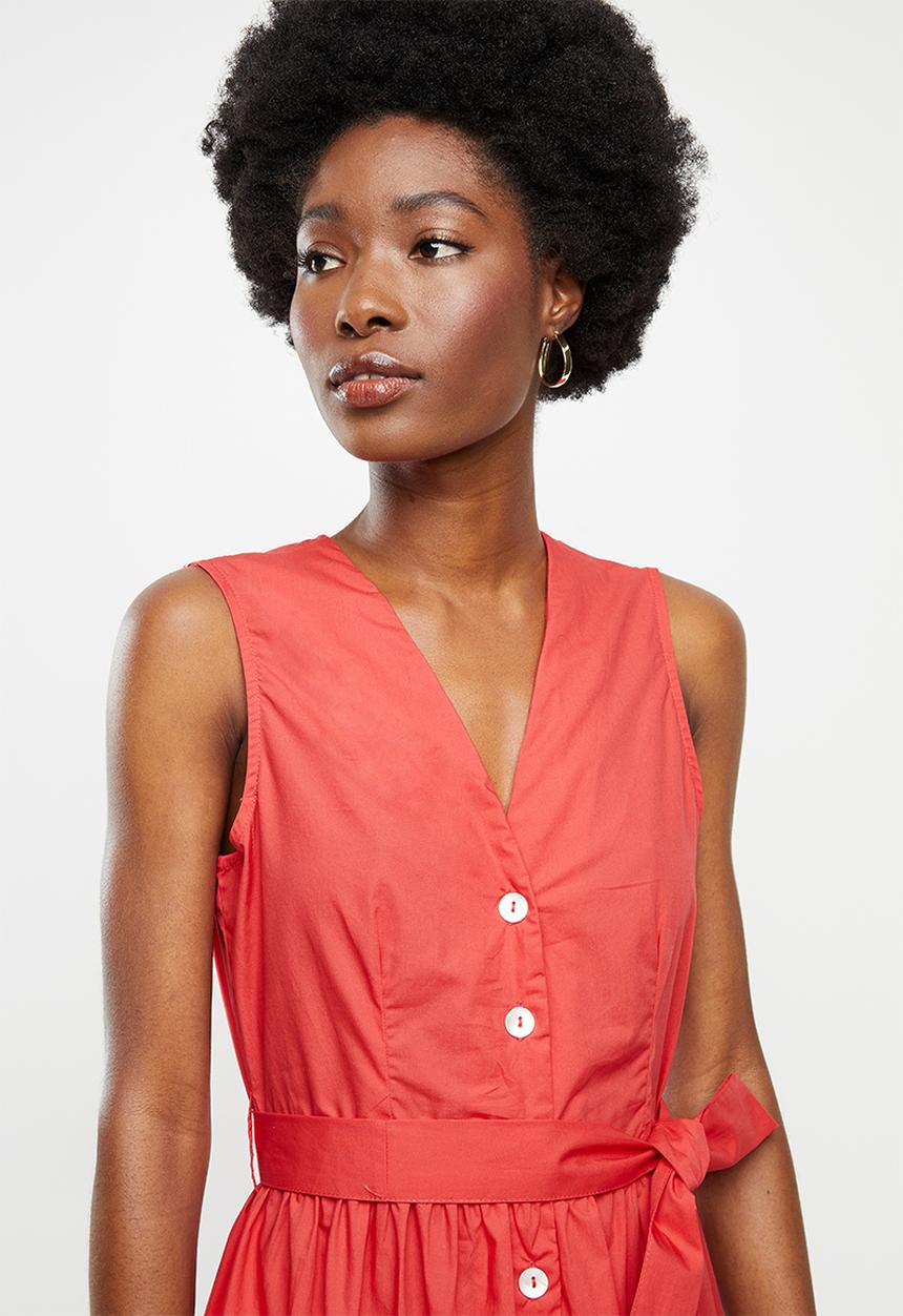 MANGO - Cris dress - red