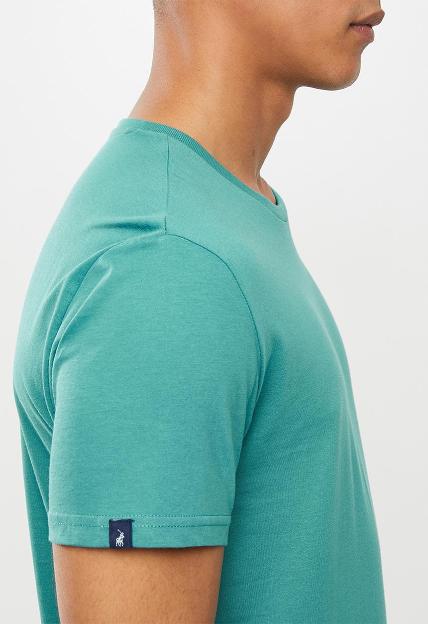 POLO - Lucas crew neck tee - teal