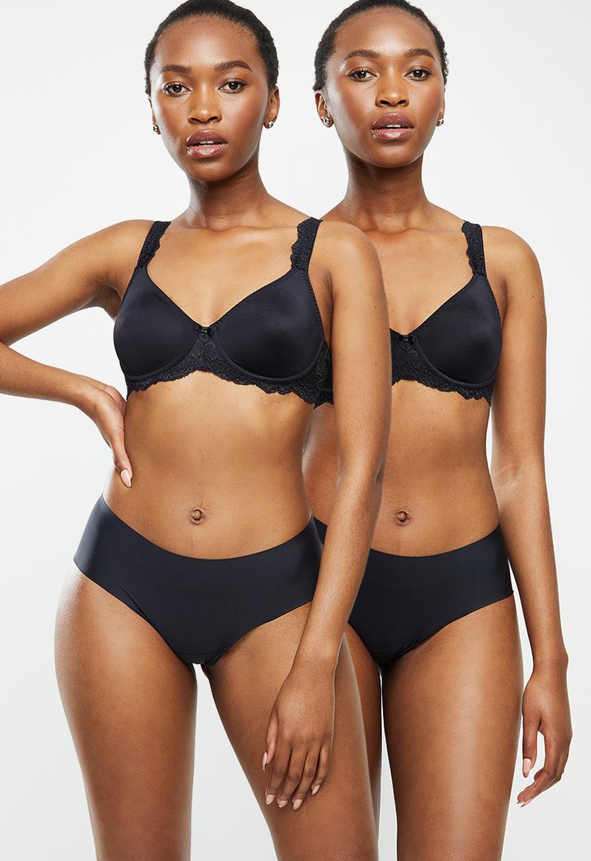 MAGIC®  Bodyfashion - 2 Pack dream invisible hipsters - black