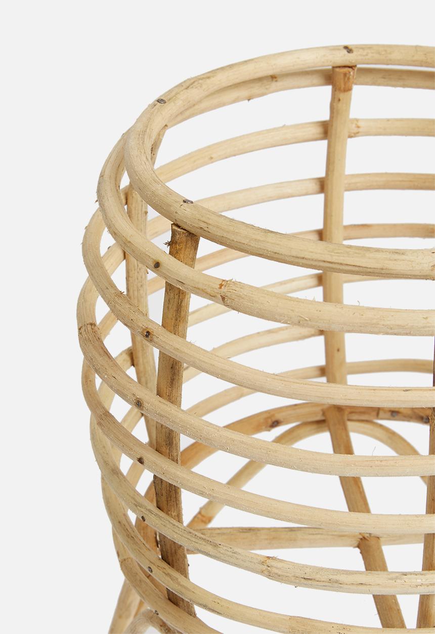 Sixth Floor - Rattan planter - natural