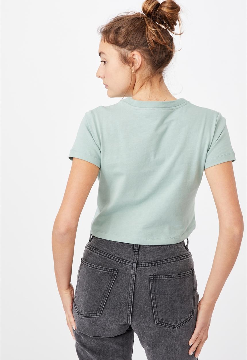 Cotton On - The baby tee - lush green