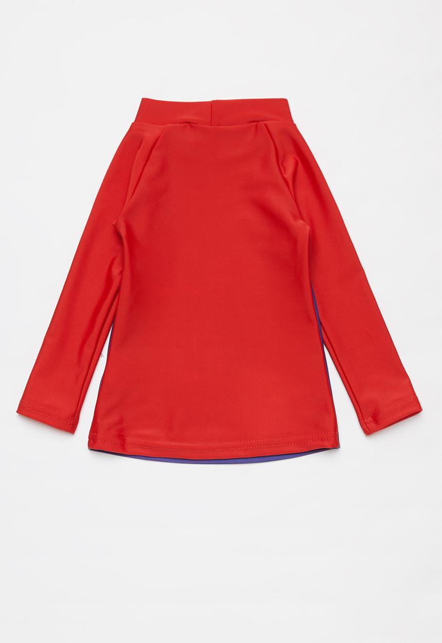 Pop Candy - Baby boys rashvest - red & purple