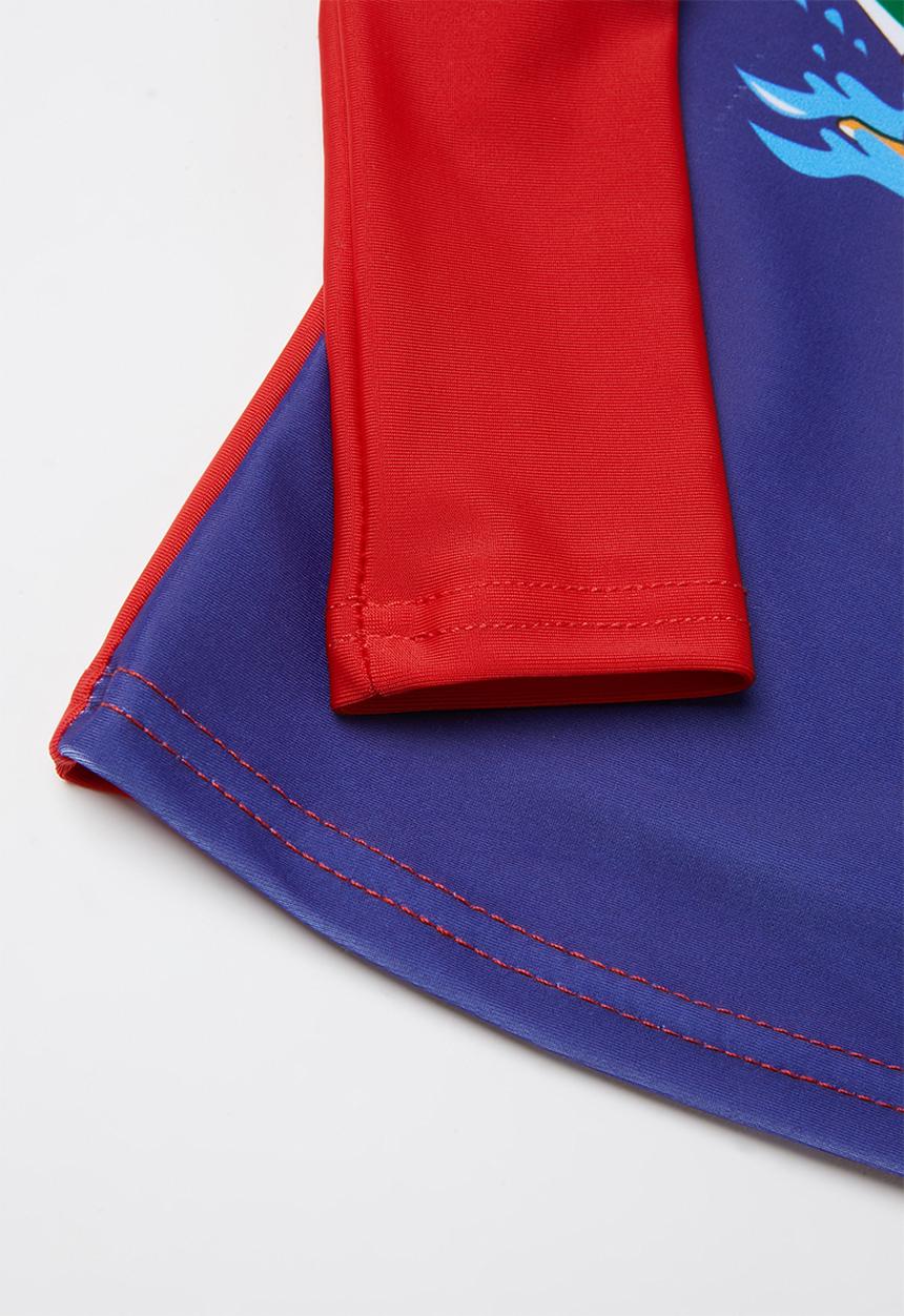 Pop Candy - Baby boys rashvest - red & purple
