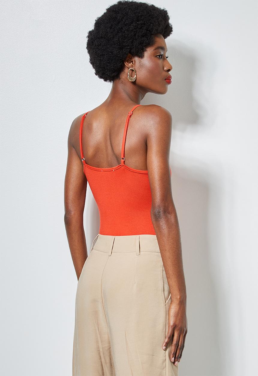 Superbalist - Twist front bodysuit - orange